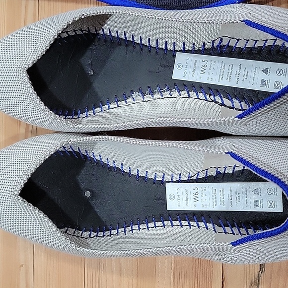 Gray Rothy's Pointed Toe Flats - Picture 5 of 7